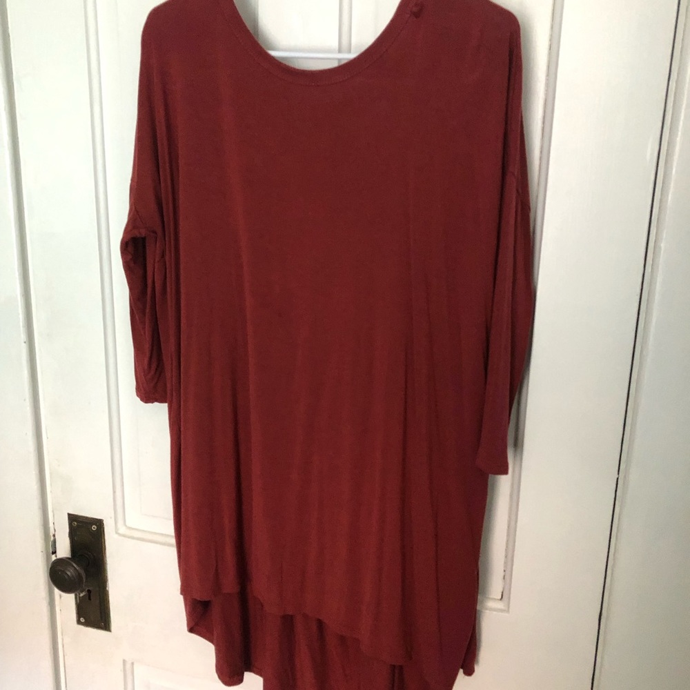 Tunic Top With Cross Back